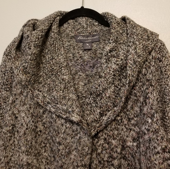 eddie bauer hooded sleep cardigan